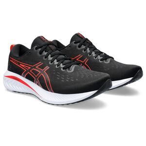 ASICS Men's Gel-Excite 10 Running Shoes, Black/True RED 12 US
